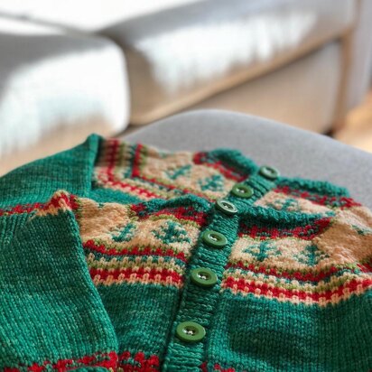 Christmas tree cardigan