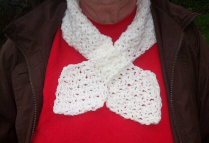 Seed Stitch Neck Wrap Scarf C-163