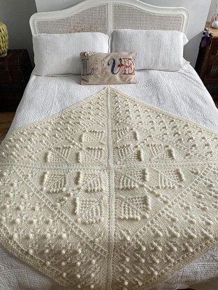 Snowdrift Lap Blanket