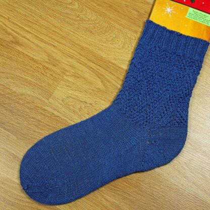 Ribbed Leaf Socks