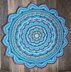 Mandala Blue Fireworks