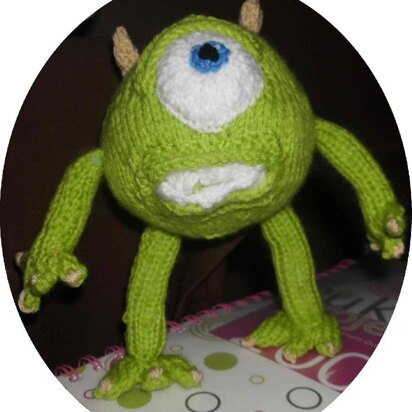 Mike One Eyed Monster - knitting pattern