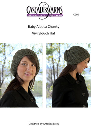 Vivi Slouch in Cascade Baby Alpaca Chunky - C209