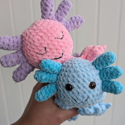 Axolotl Comoforter and Toy