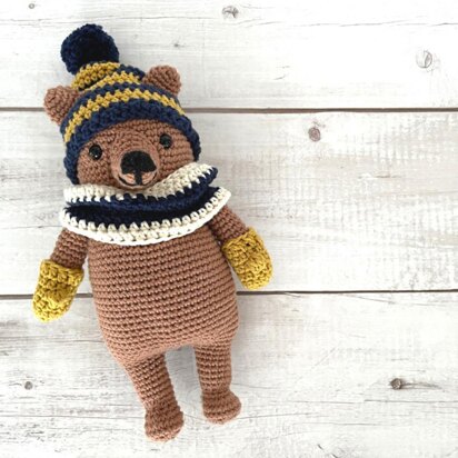 Teddy Grizzly Bear Amigurumi