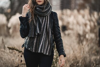 Bernard Houndstooth Scarf