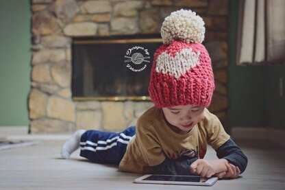 Big Heart Slouch Beanie