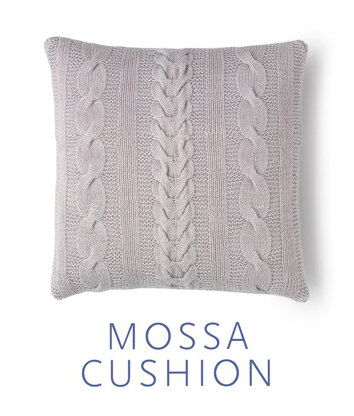"Mossa Cushion Cover" - Cushion Knitting Pattern in MillaMia Merino Wool