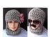 597CRO Crochet Ski Hat, Balaclava