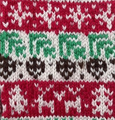 Happy Holidays Mitts