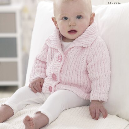 Jacket & Blanket in King Cole Yummy - 4820 - Downloadable PDF