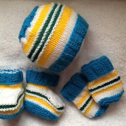 Cool Brights baby Hat set