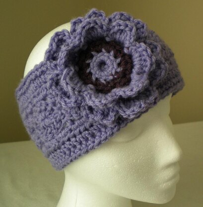 Pinwheel Headband with Flower