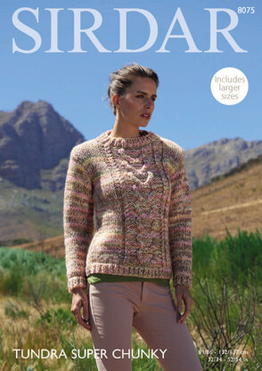 Sweater in Sirdar Tundra Super Chunky - 8075 - Downloadable PDF