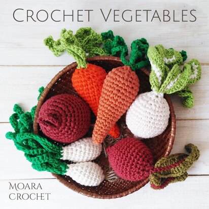 Crochet Root Vegetables