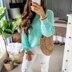 Mint to V Pullover