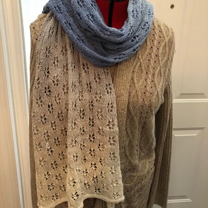 Ice Queen Wrap - knitting pattern