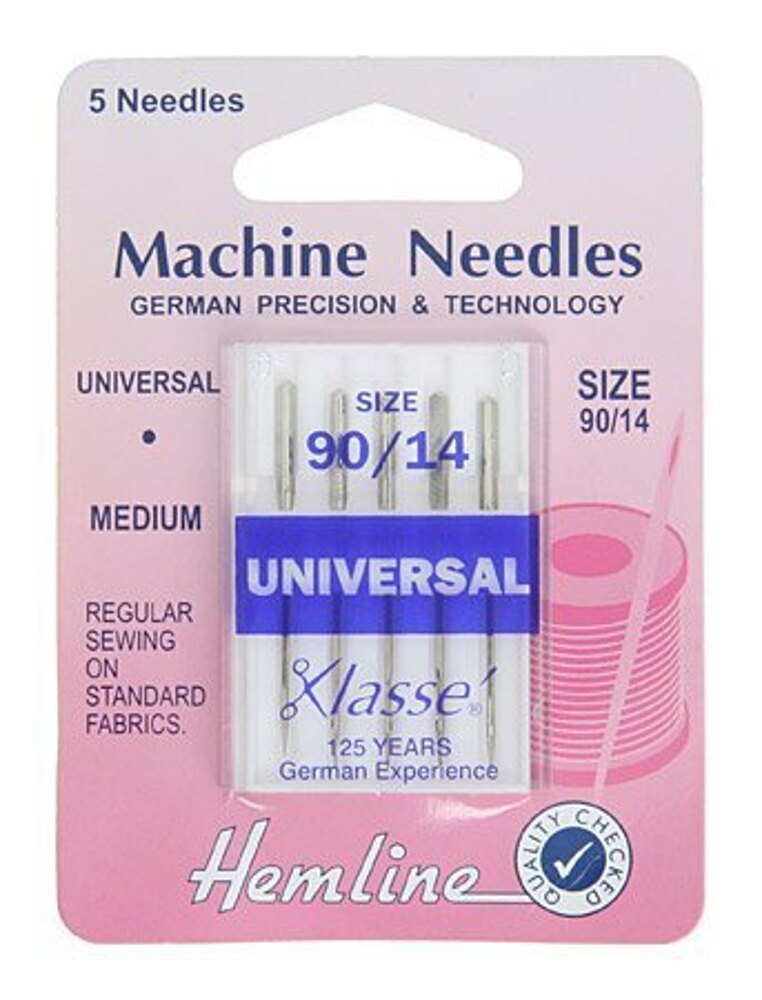 Hemline Medium Quilting Machine Needles 5 Pack