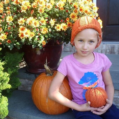 Pumpkin Hat and Pumpkin