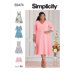 Simplicity Damenjacke und -Kleider S9474 - Schnittmuster, Größe 18W-20W-22W-24W