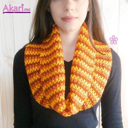 Mini chevron / zig zag scarf _ C17