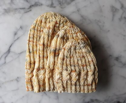 Simple Cable Sock Beanie