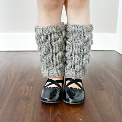 The Selma set - knitted leg and hand warmers