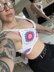 Summer sunburst crop bralette