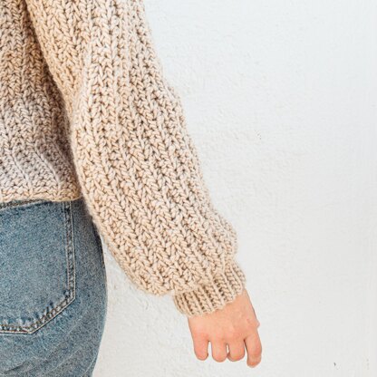 Chunky Wheat Petals Sweater