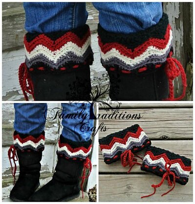 "Chasing Chevrons" Boot Cuffs