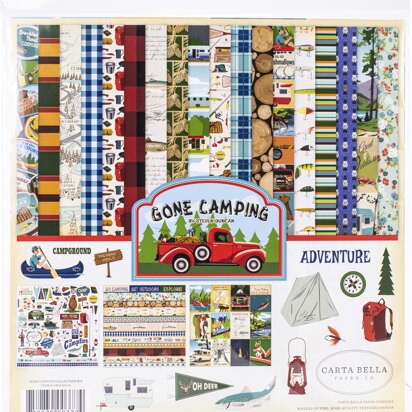 Echo Park Paper Carta Bella Collection Kit 12"X12" - Gone Camping
