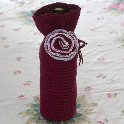 Flower Wine Cozy