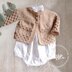 Round Yoke Cardigan - P088