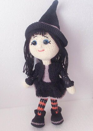 Rowena Witch Doll and Pumpkin Pal