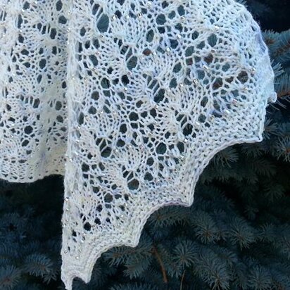 Victorian Porcupine Lace Scarf