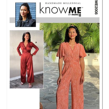 Know Me Misses' and Women's Jumpsuit by Handmade Millennial ME2008 - Sewing Pattern