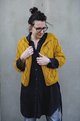 Diamond cotton cardigan