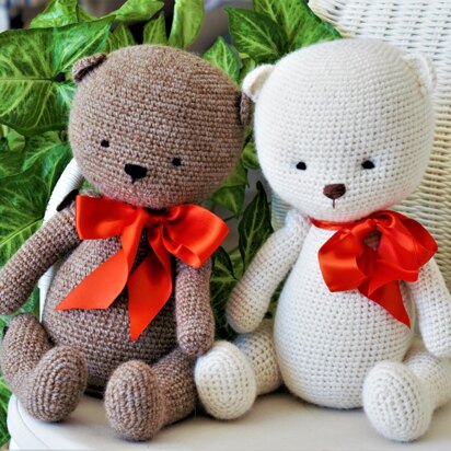 Crochet Pattern, Amigurumi Teddy Bear toy from Childhood