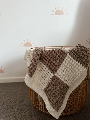 All Checkered Out Baby Blanket