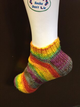 Little Zig Big Zag 4ply Socks