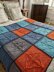 Cabled Patchwork Afghan