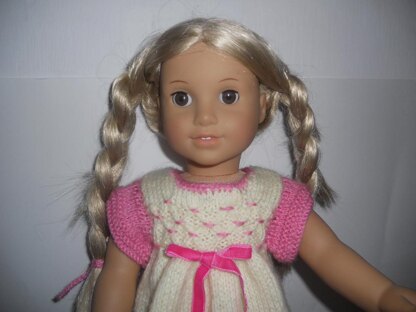 Comfy nightie set for american girl , gotz and other 18'' dolls