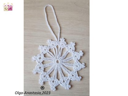 Crochet snowflake 17