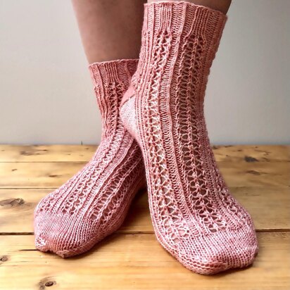 Giverny Garden Socks - knitting pattern