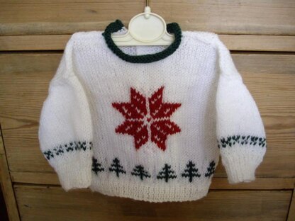 Baby Christmas Star Jumper