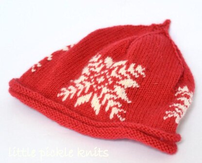 Snowflake  Beanie Christmas hat