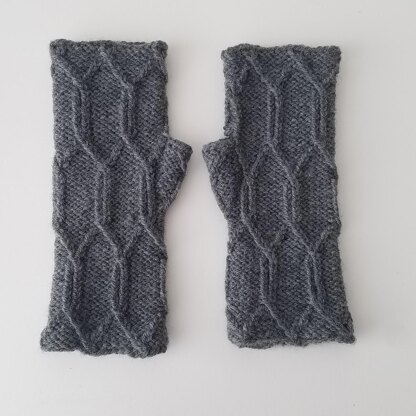 Entwined Fingerless Gloves