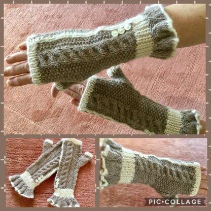 Fingerless mittens