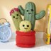 Knitted Cactus Family