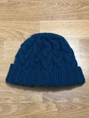 Cabled hat